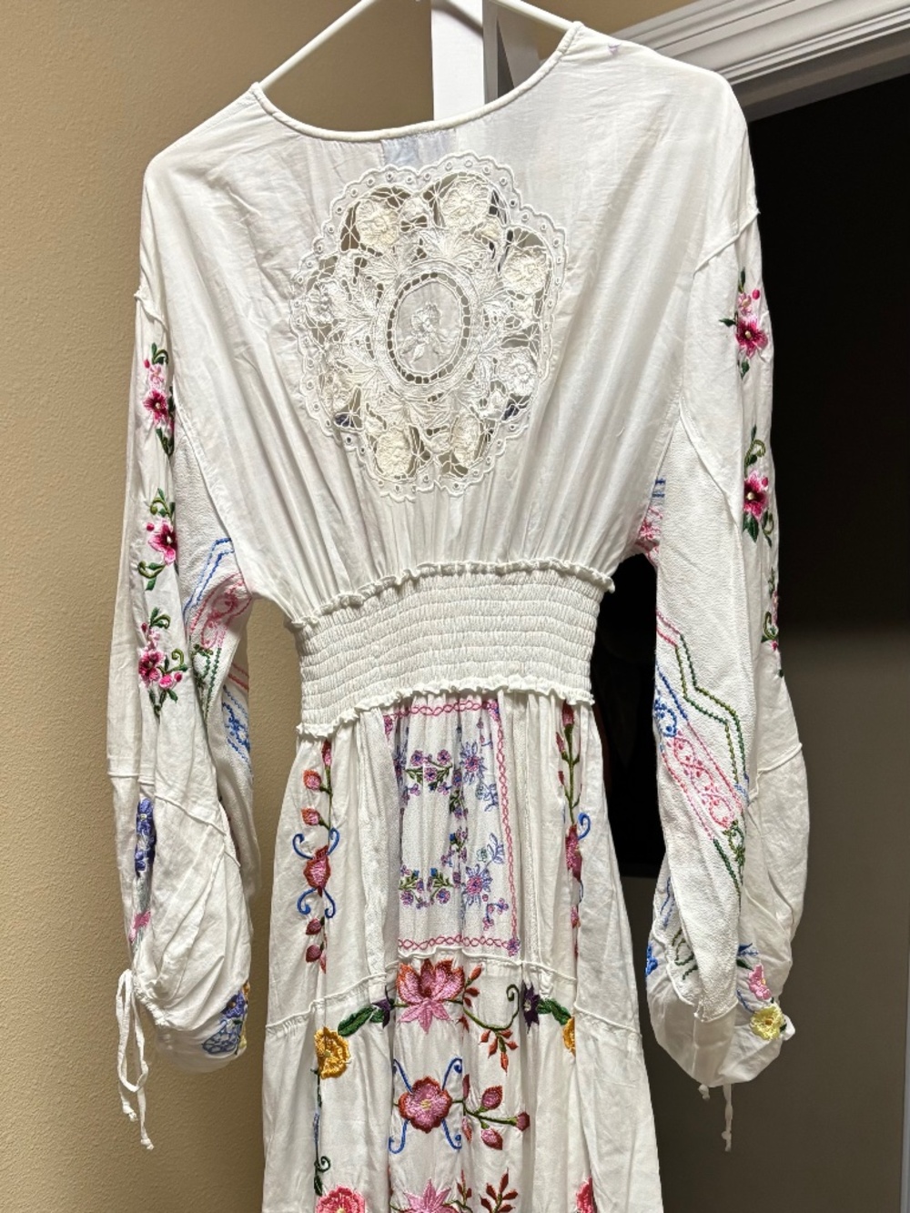 Floral Fillyboo Embroidered Dress. Size Petite